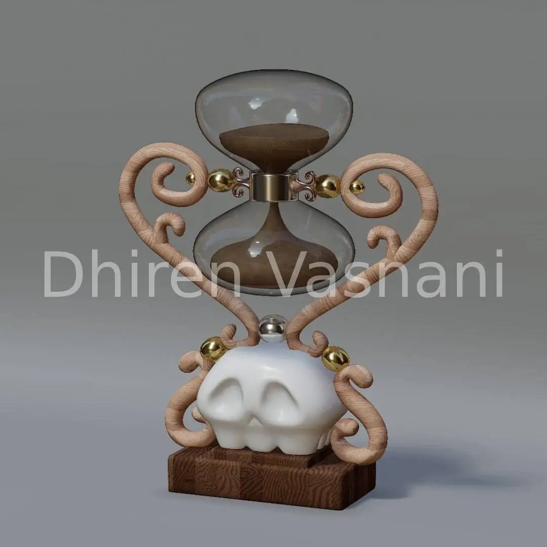 3D Render of Hourglass