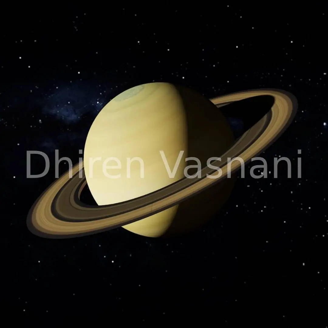3D Render of Saturn